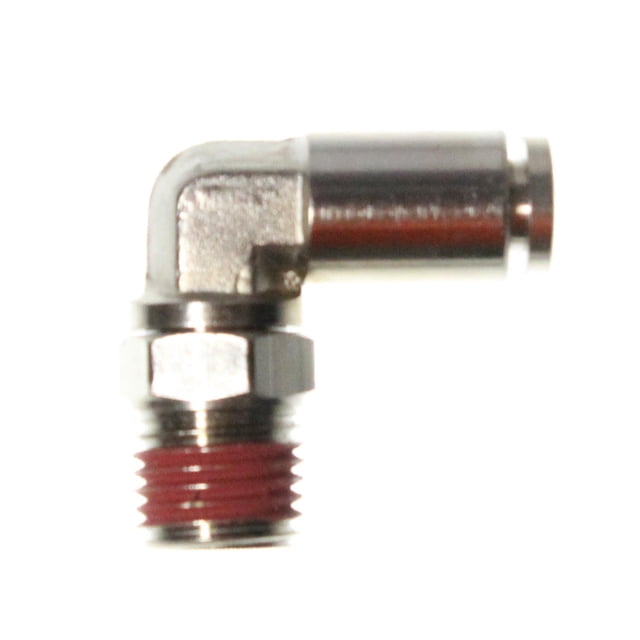 Brass Elbow Push To Connect Fitting 8 mm OD x 1/8" BSPT (R) Male
