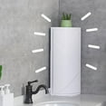 thumbnail image 1 of Estante organizador de baño giratorio multifunción, estante de almacenamiento de encimera, estante de almacenamiento de cosméticos, carrito de ducha niveles gris perfecl Estante Triángulo Giratorio, 1 of 8