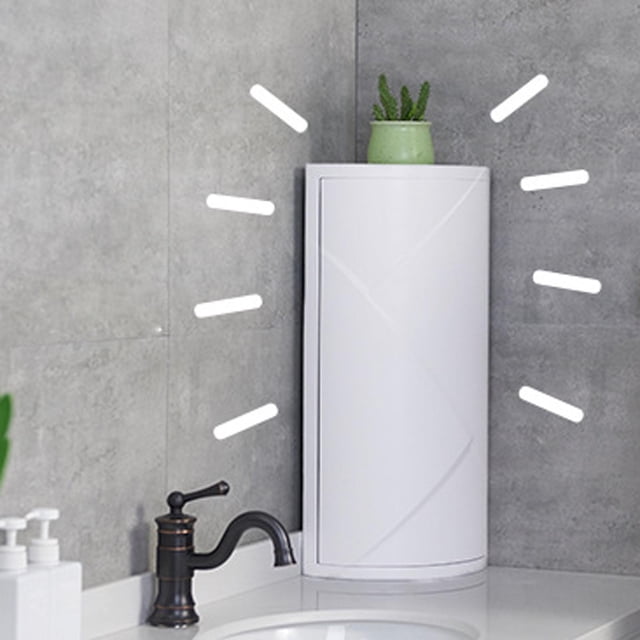 Estante organizador de baño giratorio multifunción, estante de almacenamiento de encimera, estante de almacenamiento de cosméticos, carrito de ducha niveles gris perfecl Estante Triángulo Giratorio