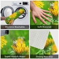 thumbnail image 3 of Vsdgher Bees Pollinates A Yellow Dandelion Flannel Anti-Slip Floor Mat Comfort Mat Outdoor Rug, Indoor Outdoor Rugs for Home, Office, Laundry 16''x24''in, 3 of 7