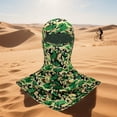 thumbnail image 2 of Sun Protective Scarf Breathable Mesh Print Head Wrap for Women Men Outdoor Activities Daily Use Windproof, 2 of 3
