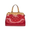thumbnail image 1 of Pre-Owned Louis Vuitton Monogram Vernis Blair PM M91623 Women's Handbag Pomme D'amour (Good), 1 of 19