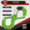 thumbnail image 2 of AMBULL 3/8 Tow Hook, Winch Hook for Off-Road Recovery, Towing Shackle 33000 Lbs, G80 Heavy Duty Strength Integrated Winch Quick Shackle, Green, 2 of 6