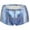 Blue, variant on AXXD Heart Boxers For Men,Ultra-thin Casual Lattice Summer Soft Comfort Quick Dry Wide Waistband Mesh Underpants For Regular&Big Man Clearence (L Black)