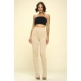 thumbnail image 2 of Saronite Basic Knit Full Length High Rise Leggings, Oatmeal (Women's), 2 of 5