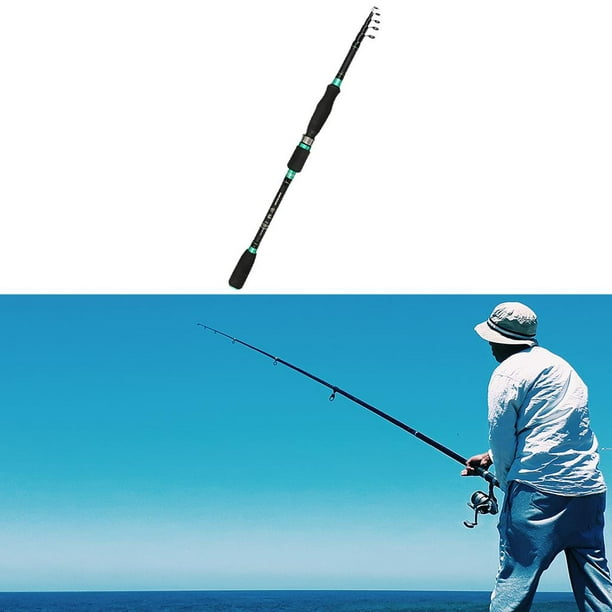 Runquan Portable Super Strong Carbon Telescopic Pole Saltwater Marine Fishing Rod Tool 2.7m Other 2.7m