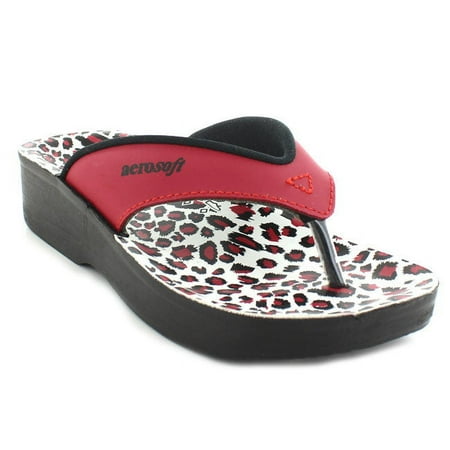 

Aerosoft Wyatt Comfy Thong Strap Printed Footbed Sandals for Girls