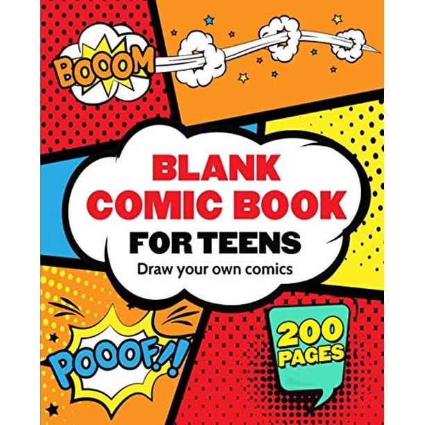Blank Comic Book for Teens: Draw Your Own Awesome Comics, Express Your  Creativity and Talent with 200 Pages Variety of Templates, Pre-Owned  Paperback 1790472733 9781790472734 Kenny Jefferson - Walmart.com