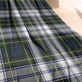 thumbnail image 3 of Blue Green Plaid Checkered Pattern Blanket,Comfortable Soft Flannel Throw Blanket,All Season,Warm Lightweight Blankets for Sofa Bed Couch Living Room Chair,60"x80", 3 of 4