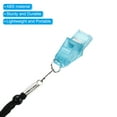 thumbnail image 4 of Uxcell Sports Whistle, Plastic Whistle with Lanyard and Mouth Grip Super Loud, Light Blue, 4 of 6