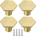 thumbnail image 1 of Hexagon Style Knob, Easy Installation With Provided Screws, Anti-Rust Surface For Durable Performance, Individually Packaged To Protect Your Cabinet Hardware, 1 of 5