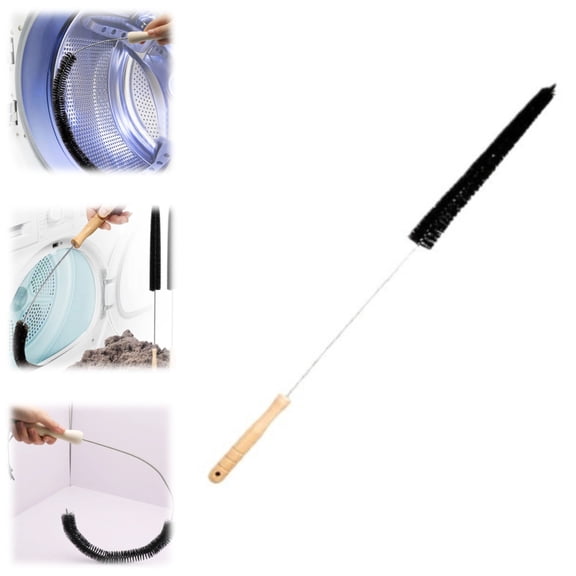 Dryer Cleaner Vent Brush - 70cm or 75cm Long Flexible Dryer Vent Cleaner & Refrigerator Condenser Coil Brush Long Flexible Refrigerator Coil Cleaning Brush (Long Brush)