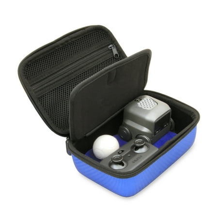 CASEMATIX Blue Toy Case Compatible with Boxer Interactive A.I. Robot - Includes Toy Box and Felt Bag to Hold Game Activating Feature