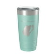 thumbnail image 1 of Lake Harney Map Tumbler Travel Mug Insulated Laser Engraved Coffee Cup Florida 20 oz Teal, 1 of 1