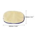 thumbnail image 2 of Uxcell Scratch Free Soft Microfiber Cleaning Mitten Dusting Wash Mitt, Beige Blue, 2 of 5