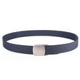 thumbnail image 4 of Men Belt Nylon Fashion Alloy Work Belt Web Belt with Automatic Slide Buckle, 4 of 10
