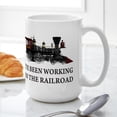 thumbnail image 6 of CafePress - I've Been Working On The Railroad Large Mug - 15 oz Ceramic Large White Novelty Mug, 6 of 6
