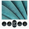 thumbnail image 3 of ORUYROP Seashell Decorative Pillow Velvet Seashell Throw Pillow, Sea Shell Shaped Throw Pillow Decorative Pillows for Bed Couch Home Office Decor (Green, Small), 3 of 5