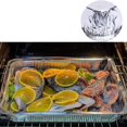 thumbnail image 5 of Bandejas de goteo para parrilla de papel de aluminio: paquete a granel de bandejas duraderas para parrilla Bandejas desechables para grasa para barbacoa compatibles con Made También ideal pa, 5 of 5