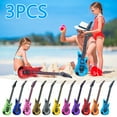 thumbnail image 4 of 3pcs Inflatable Rock Star Guitar, Multicolored Blow up Guitar Musical Instrument Balloons Toy Set for 80s 90s Themed Party Favors Birthday Supplies Christmas Decoration(Purple), 4 of 4