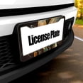 thumbnail image 5 of Bee Honey Honeybee Cool Aluminum Car License Plate Frames Covers 2 PCS Automotive Exterior Accessories, 5 of 6