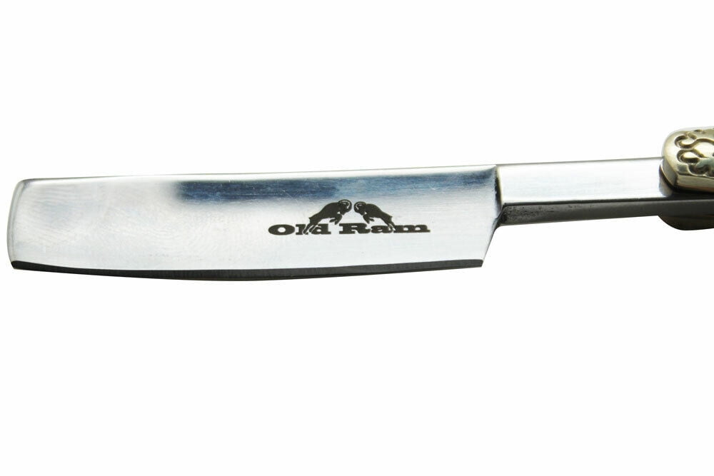 Old Ram Collection Barber Straight Razor Style Manual Folding Knife
