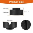 thumbnail image 2 of Car Jack Pad Universal Floor Jack Rubber Pad Slotted Trolley Jacking Blocks Adapter Pinch Weld Side Frame Rail Protector for Trolley Jack Vehicle Lift and Axle Stand 65 * 65 * 33MM 2 Pack, 2 of 5