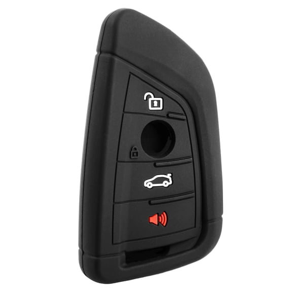 KEYLESSOPTION Key Fob Remote Silicone Case Cover Protector for 2014-2018 BMW 3 5 Series X5 X6, 1 Pack