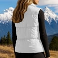 thumbnail image 6 of Yutgune Women's Puffer Vest Stand Collar Zip Up Sleeveless Jacket with Pockets Winter, 6 of 6