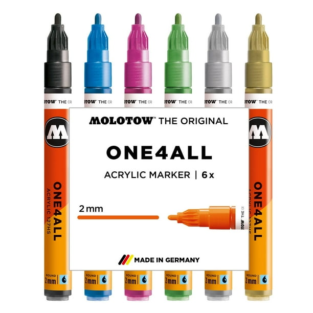 Rotulador acrílico Molotow One4All 127HS Metallic-Set