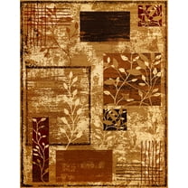 Rugs.com Cafe Collection Rug – 9' x 12' Cream Medium-Pile Rug Perfect For Living Rooms, Large Dining Rooms, Open Floorplans