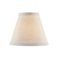 thumbnail image 5 of Aspen Creative 32127-2 Small Hardback Empire Shape Chandelier Clip-On Lamp Shade Set (2 Pack), Transitional Design in Off White, 6" bottom width (3" x 6" x 5"), 5 of 7