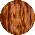 thumbnail image 1 of Ahgly Company Indoor Round Abstract Yellow Modern Area Rugs, 6' Round, 1 of 4