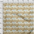 thumbnail image 2 of oneOone Cotton Silk Dark Mustard Fabric Snake & Crocodile Animal Skin Sewing Craft Projects Fabric Prints By Yard 42 Inch Wide, 2 of 4