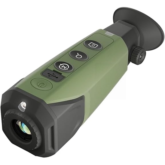Thermal Imaging Monocular with 256 x 192 IR Resolution, 13mm Lens, 50Hz Refresh Rate, Wireless Connection, IP67 Waterproof Night Vision Scope