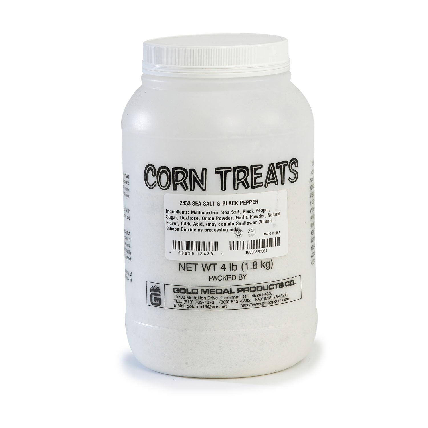 Gold Medal Sea Salt and Black Pepper Savory Popcorn Seasoning (4 lbs