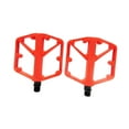 thumbnail image 2 of S SERENABLE 2 Pcs Pédales de Vélo Pédales Plates pour Accessoires de Cyclisme Réparation Vélo de Route Rouge, 2 of 9