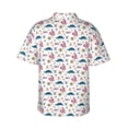 thumbnail image 3 of Fotbe Sea Turtle Hawaiian Shirt for Men Unisex Summer Beach Casual Short Sleeve Cotton Linen Button Down Shirts-Small, 3 of 9