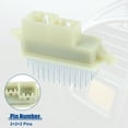 thumbnail image 7 of Unique Bargains HVAC Blower Motor Resistor Heater Fit for Ford Ecosport 2015-2020 Beige, 7 of 7
