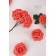 thumbnail image 4 of Flores Artificiales N&T NIETING Rosas de Espuma Coral 25 piezas 18 cm, 4 of 9