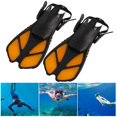 thumbnail image 1 of EBTOOLS Soft Adjustable Diving Fins for Swimming and Snorkeling, 1 of 8