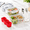 3-PK-Clear, variant on 3-PK-Clear 8 Oz Reusable Bento Lunch Boxes With Two 4-Partitions And Lids For Meal Prep And Portion Control