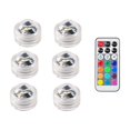 thumbnail image 1 of 1-10pcs IP65 Waterproof Submersible LED Lights Remote Control LED Tea Mini Lights Underwater Lamp For Wedding Party Vase Decor ,Easy to Install, 1 of 7