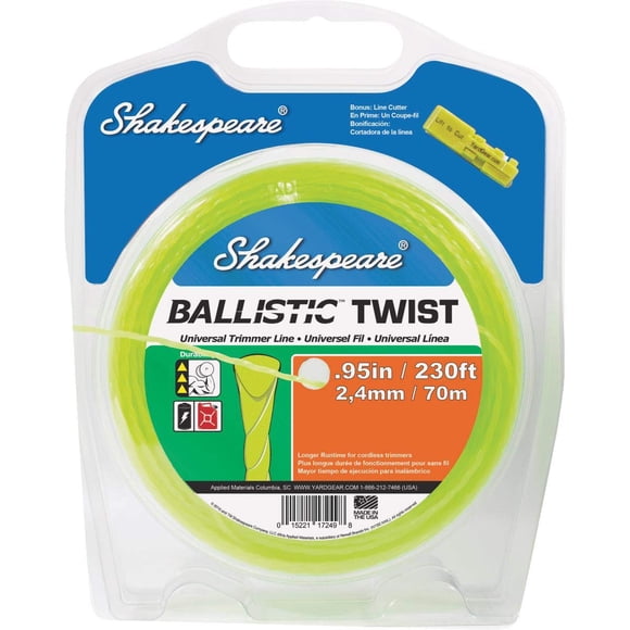 Trimmer Line Shakespeare Ballistic Twist 0.95 pulgadas 70 m