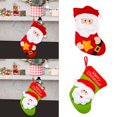 thumbnail image 1 of Stocking decorations Santa gifts gift bag children candy stockings, metal rolling frame, foldable design, portable storage, durable plastic material, for bedroom Christmas display, 1 of 9