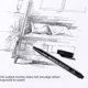 thumbnail image 3 of Bolígrafo Gouxie 8050 resistente al agua con trazo de dibujos animados, diseño de dibujos animados, bolígrafo Gouxie pintado a mano, 3 of 5