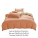 thumbnail image 3 of Juego de cama para todas las estaciones | Sábanas de algodón lavables de 4 piezas, funda nórdica y fundas de almohada | Colores lisos para niños, adolescentes y adultos | Estilo moderno para la, 3 of 9