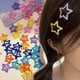 thumbnail image 3 of Pinzas para el pelo BB para mujer, horquillas de estrella de Metal, pasadores laterales, accesorios para el cabello, 10 piezas, Y2K, 3 of 4