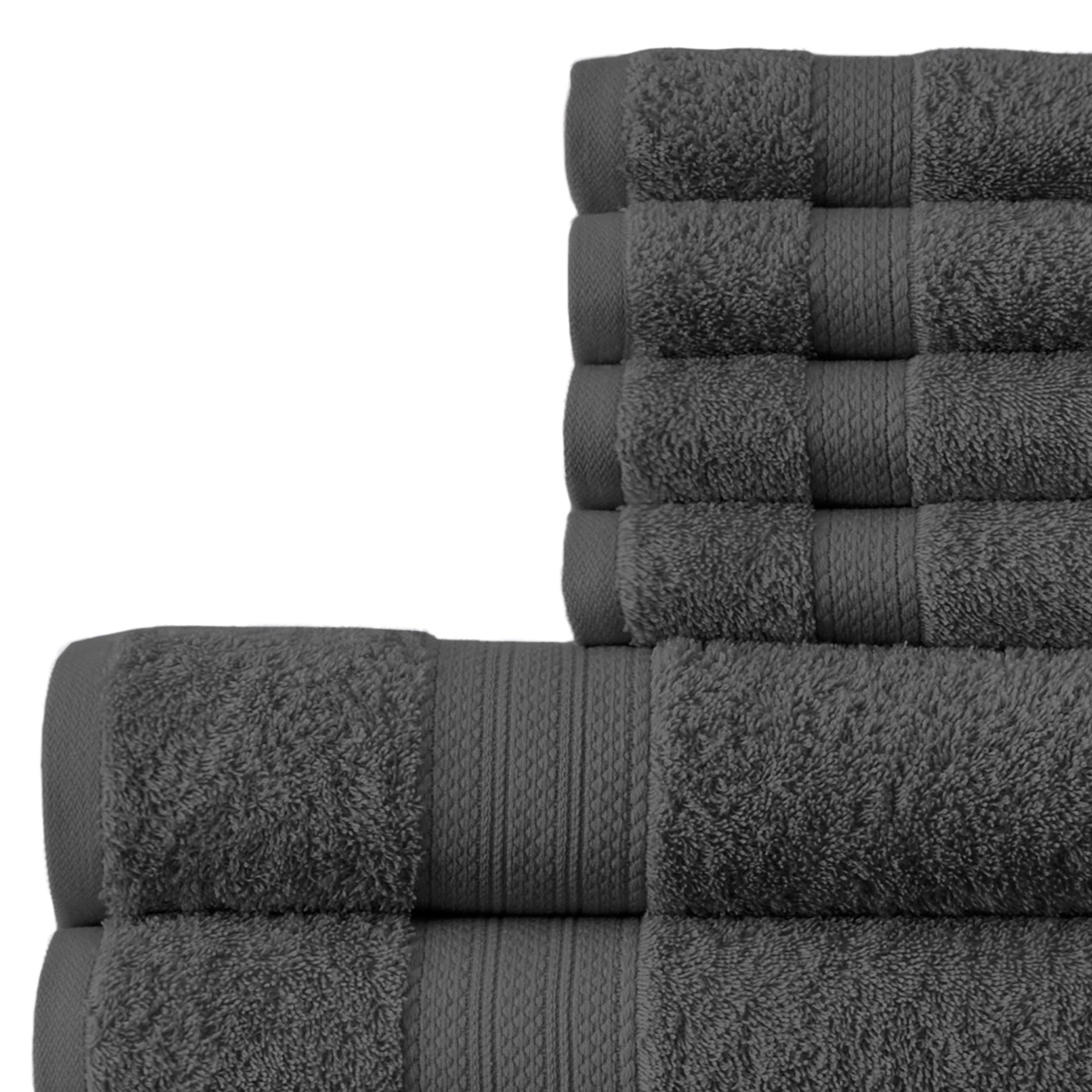 100-percent Plush Cotton 24-piece Economic Bath Towel set - image 3 of 4
