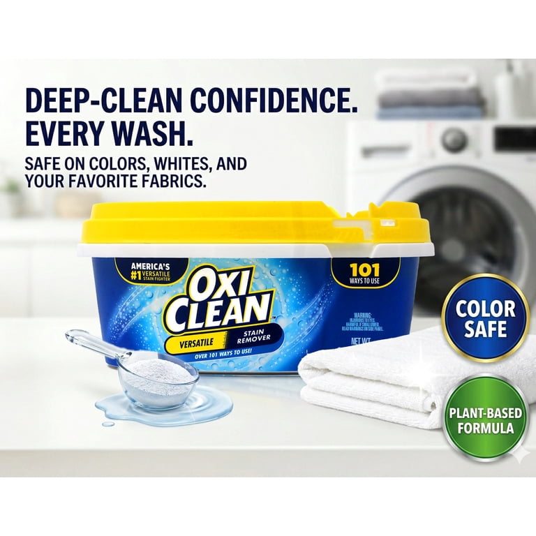 OxiClean Versatile Stain Remover Powder Laundry Additive for All